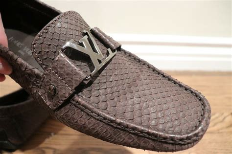 louis vuitton python leather shoes